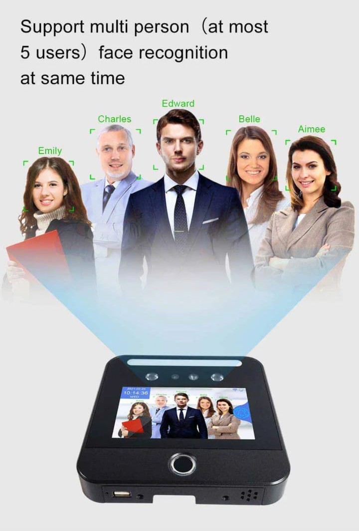 AI Face Fingerprint Time Attendance - Image 2