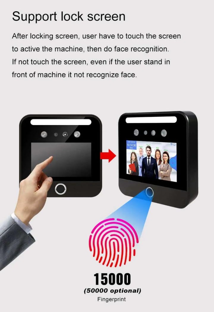 AI Face Fingerprint Time Attendance - Image 4