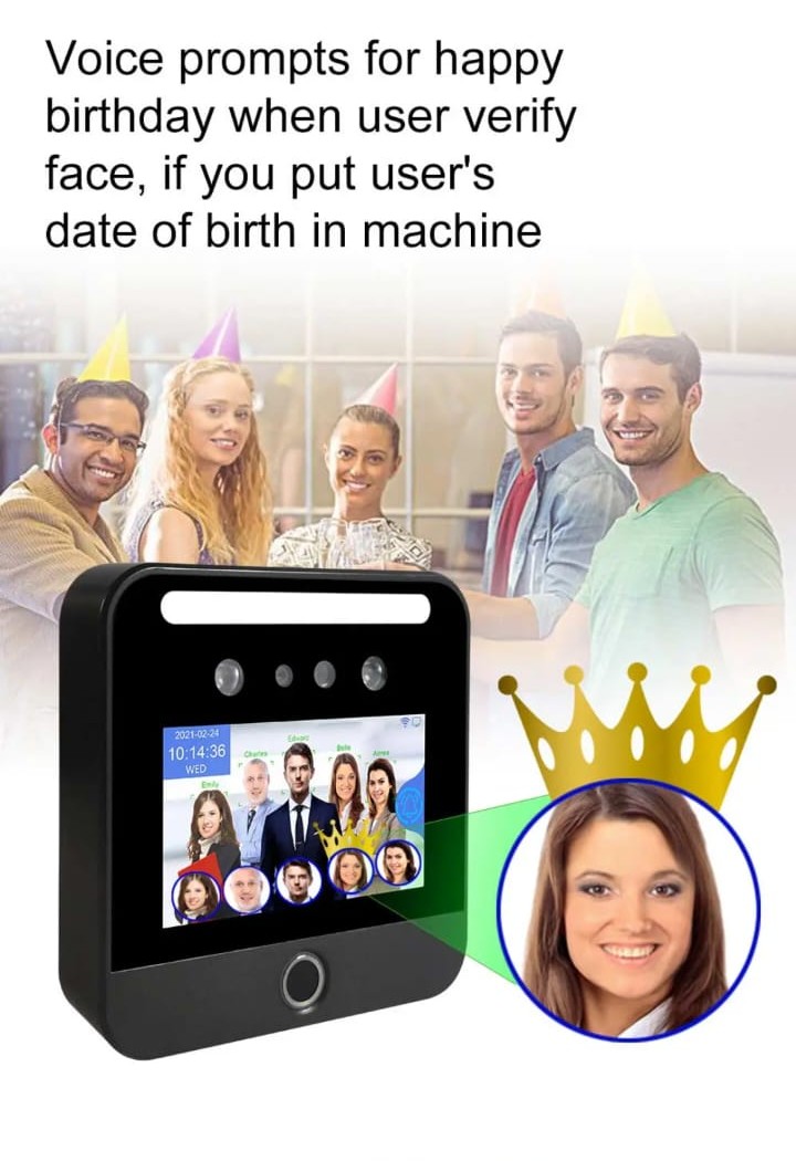 AI Face Fingerprint Time Attendance - Image 9