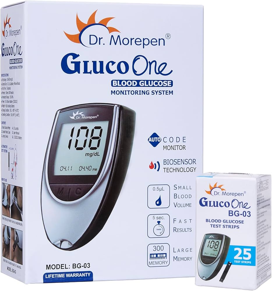 Dr. Morepen GlucoOne Blood Glucose Monitor (BG-03) - Image 2